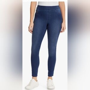 Nine West-Heidi Pull On Crop High Rise Denim Jeggings Jeans